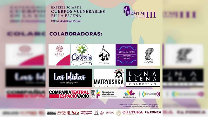 Invitan al Encuentro de Mujeres de Teatro en Michoacán 
