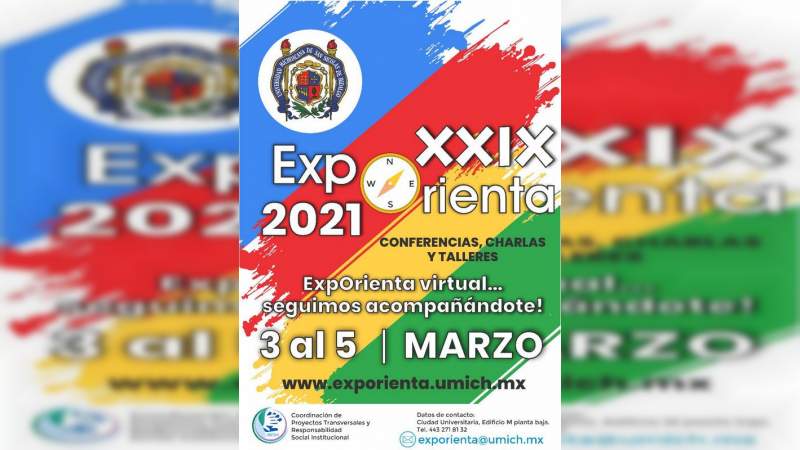 UMSNH anuncia exporienta virtual 2021 
