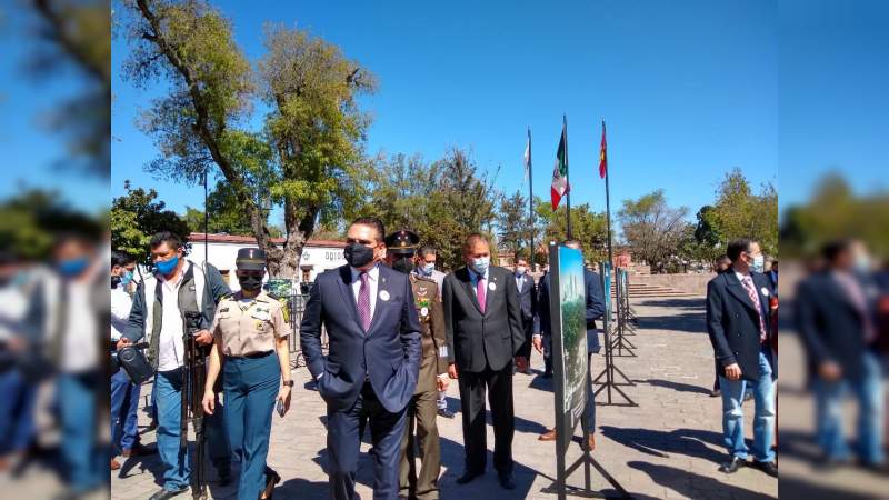 Se inauguró la exposición "Ejército y Fuerza Aérea, la gran fuerza de México" en Morelia, Michoacán