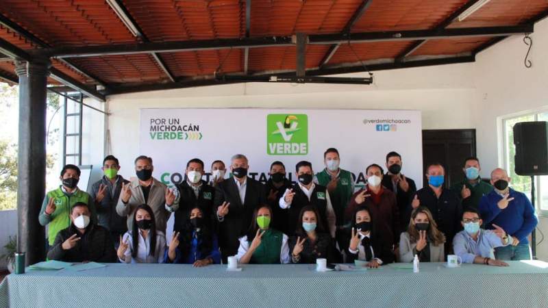 Nombran a Magaña de la Mora coordinador de delegados del Partido Verde en Michoacán 