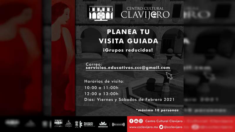 Inicia Clavijero programa de visitas guiadas a grupos reducidos 