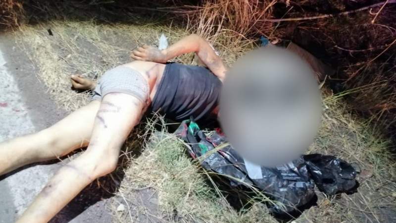 Semidesnudo, maniatado y con impactos de bala localizan un cuerpo en Apatzigán 