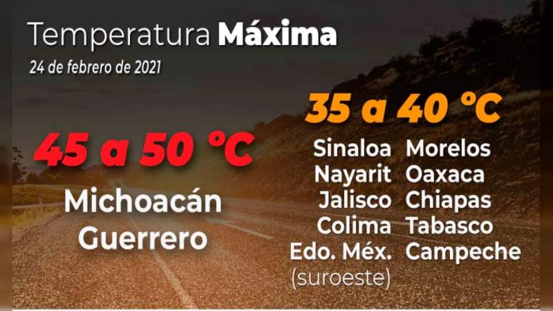 Onda de calor afectará gran parte del estado, exhorta PC estatal a tomar medidas preventivas 