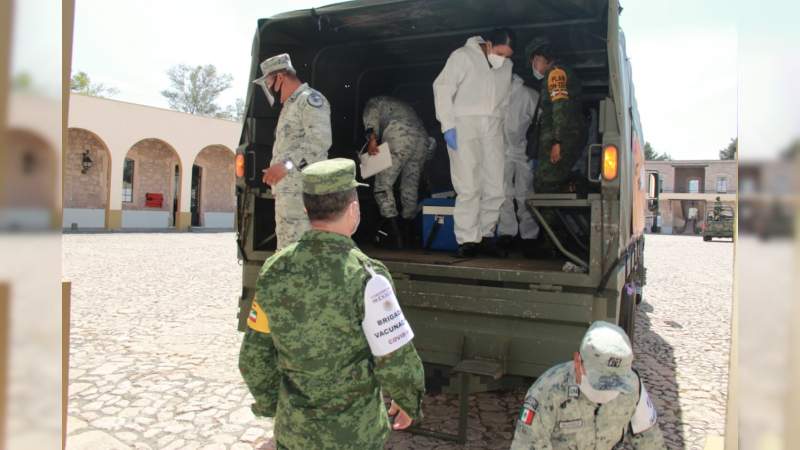 Arriban a Morelia, Michoacán 14,625 dosis de vacuna contra el COVID-19