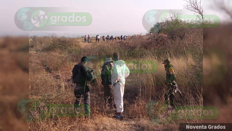 Localizan fosa clandestina en Jaral del Progreso, Guanajuato