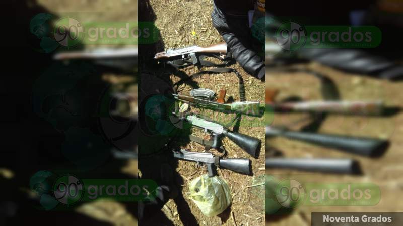 Herido un soldado en tiroteo contra Los Correa - Familia Michoacana en Los Azufres: Hay 3 detenidos