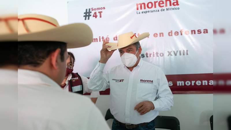 Con encuesta, Morena garantiza triunfo en 25 municipios de Michoacán: Raúl Morón 