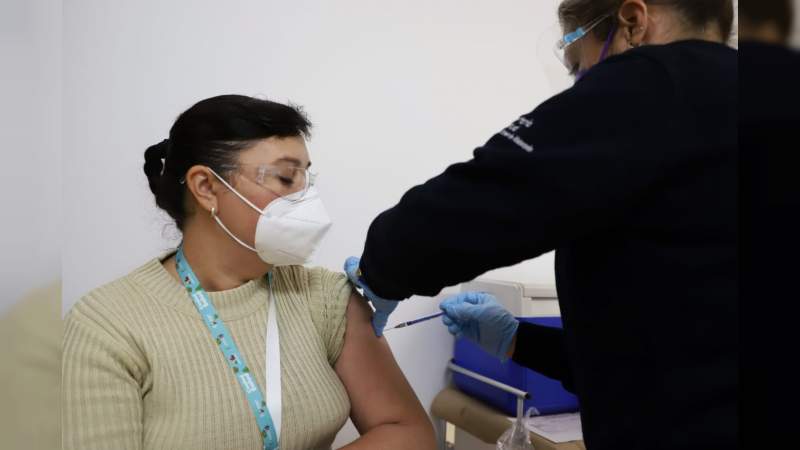 Concluye aplicación de 2 mil 770 vacunas contra COVID-19 a personal de la SSM 