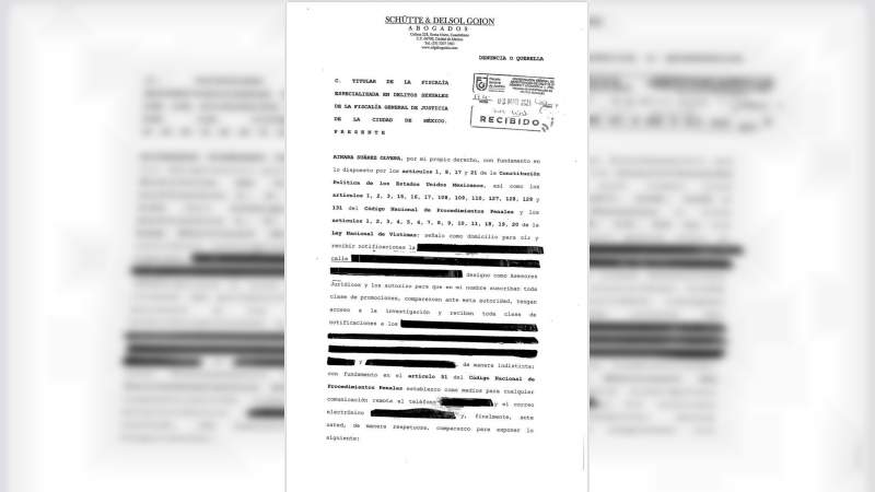 Esta es la denuncia presentada ante Fiscalía Especializada en Delitos Sexuales en contra de YosStoP y cuatro personas más 