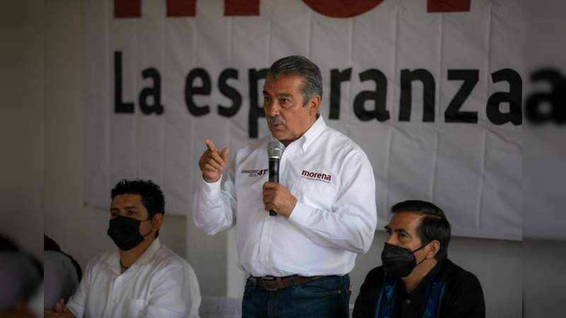 Pide Raúl Morón respetar acuerdo democrático de AMLO en Michoacán 