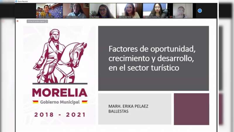 Gobierno de Morelia continuará con capacitación al sector turístico en 2021 