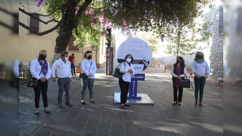 Con instalación de monumento itinerante en Jardín de las Rosas, IMUJERIS arranca Jornada de Sensibilización