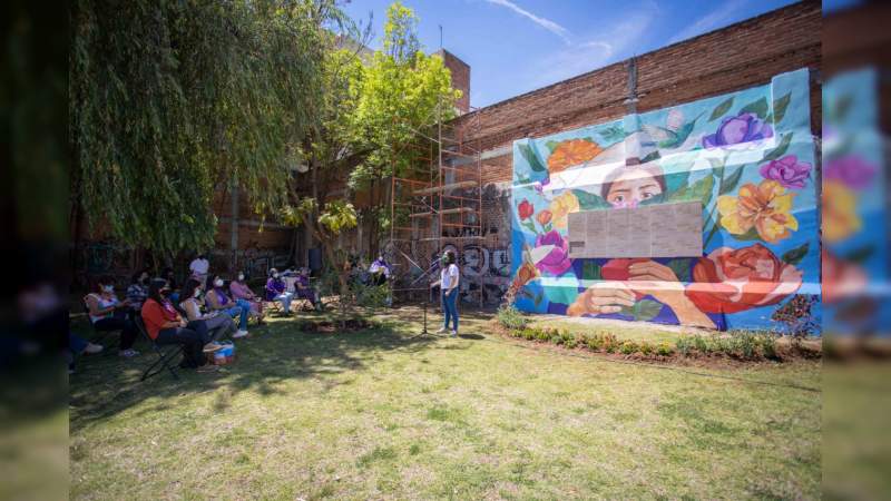 SeCultura Morelia develó el Mural a Víctimas de Feminicidio