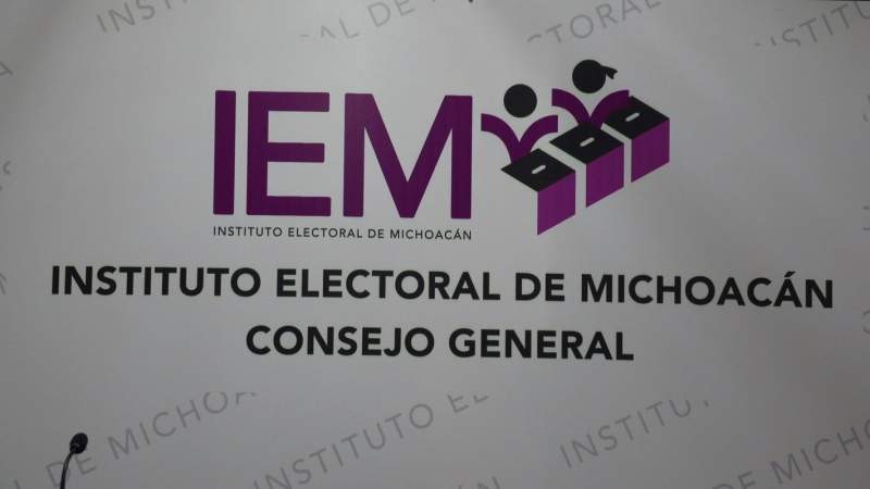 Del 10 al 24 de marzo, registro de candidatos a la gubernatura ante el IEM 