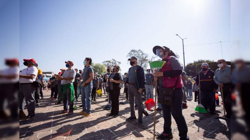 Arranca Humberto Arróniz jornadas "Morelia Te Quiero Limpia" 