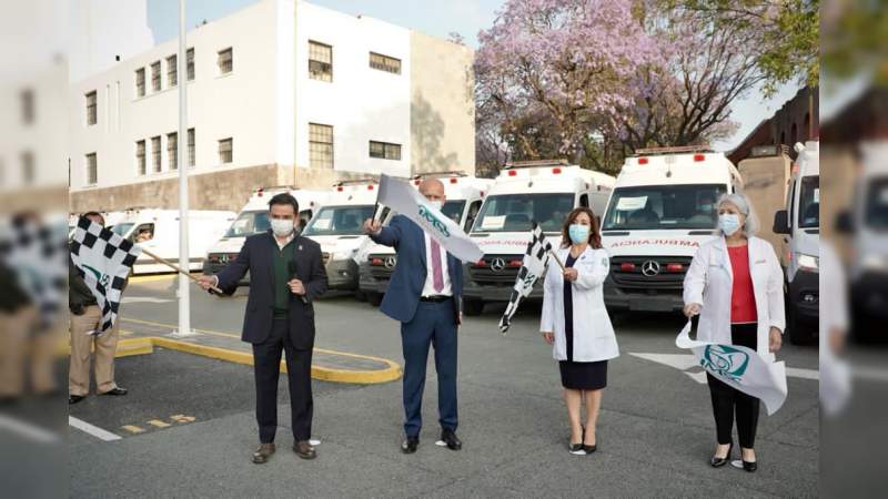 Salen 24 ambulancias para Hospitales Rurales del IMSS; Michoacán, de los beneficiados