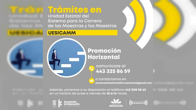 Abre SEE convocatoria para promoción horizontal a docentes 