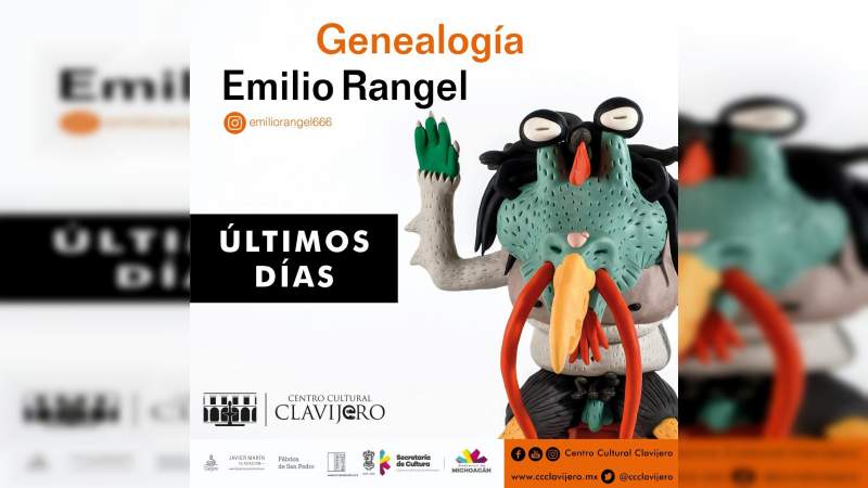 Últimos días para visitar "Genealogía”, de Emilio Rangel en Clavijero 