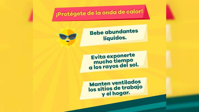 Persistirán condiciones de calor en la entidad, pide PC tomar precauciones 
