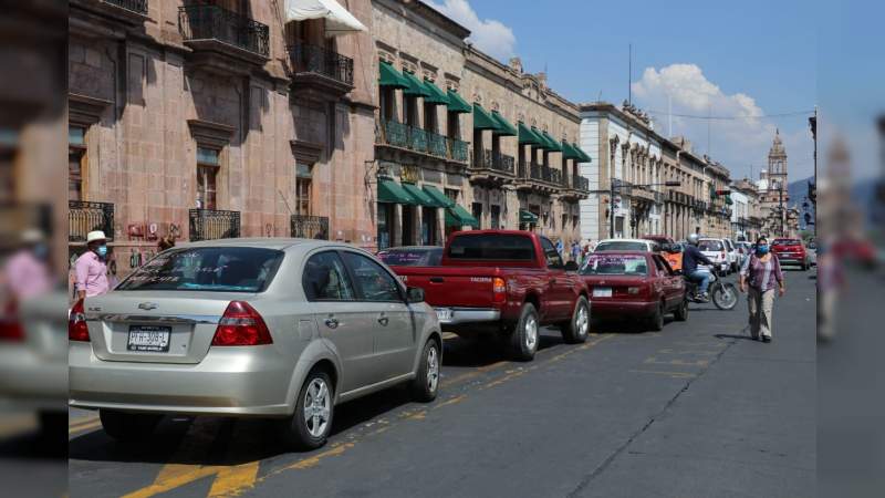 CNTE realizó caravana motorizada en Morelia