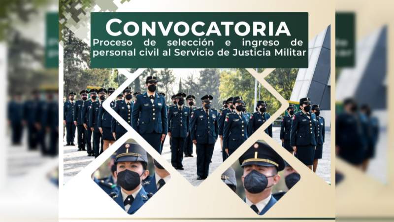 Lanza la Sedena convocatoria para Servicio de Justicia Militar 