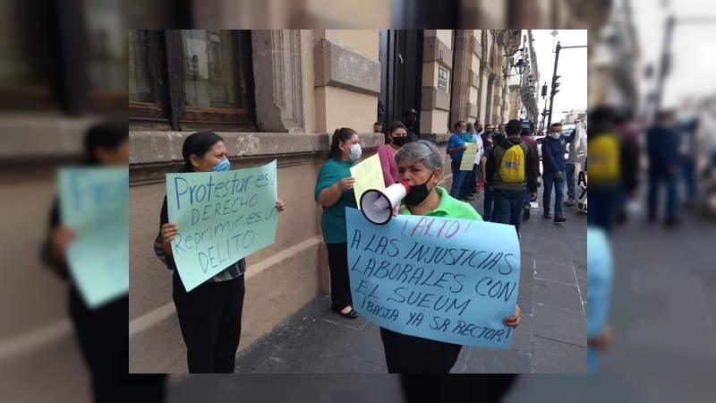 Se esperan manifestaciones en Morelia, Michoacán, ambas son en exigencia de adeudos  