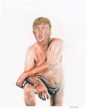 Conoce la polémica pintura de Donald Trump - Foto 1 