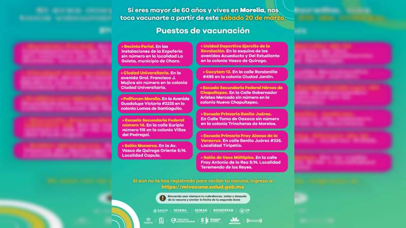 Listo personal de SSM para aplicar las primeras dosis de vacuna contra Covid-19 en Morelia 