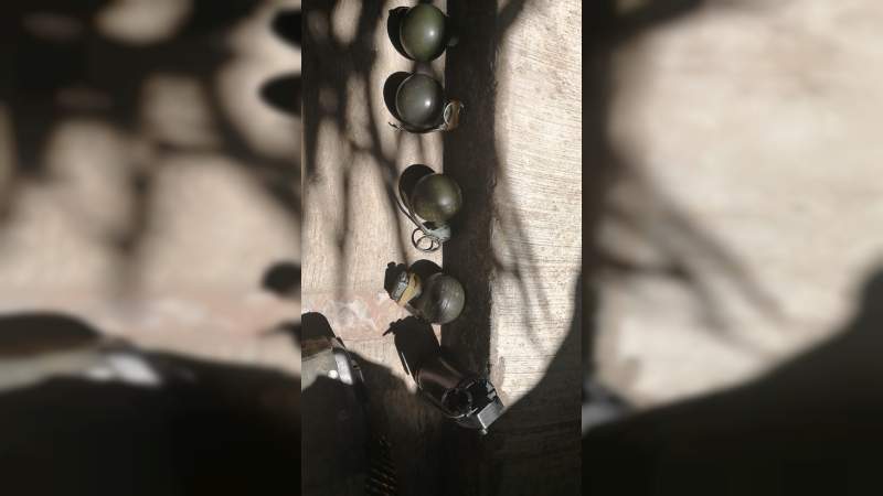 Tras balacera, aseguran lanzacohetes, rifles y explosivos ...