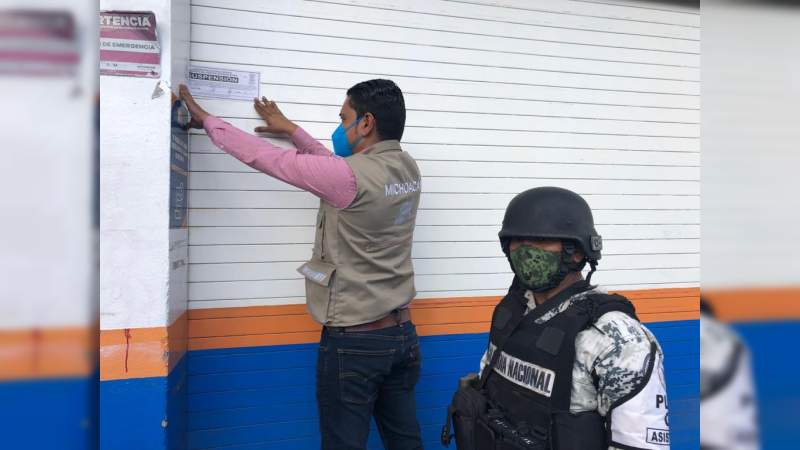 9 establecimientos fueron suspendidos en Morelia, por Guardianes de la Salud  