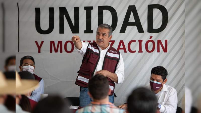 Nuestra postulación a la gubernatura de Michoacán sigue firme: Raúl Morón 