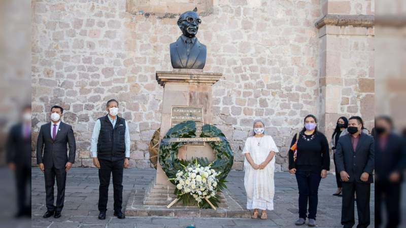 Morelia conmemora el XL aniversario luctuoso del Lic. Natalio Vázquez Pallares 