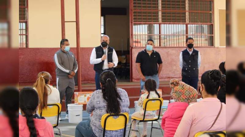 Arrancan Jornada Estatal de Limpieza en las escuelas de Michoacán