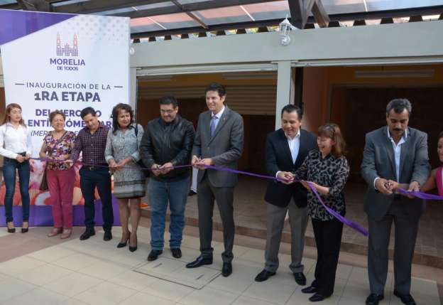 Inauguran primera fase del Mercado de Dulces 