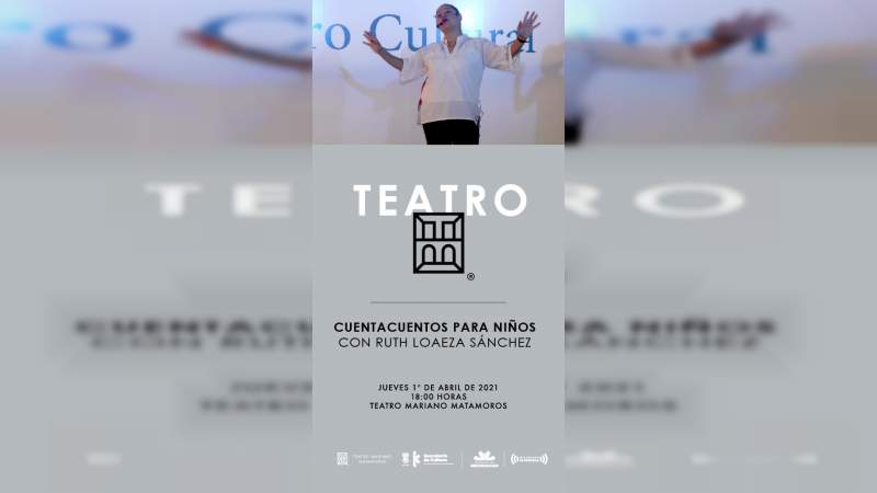 Este fin de semana, Teatro Matamoros ofrecerá espectáculo de cuentacuentos y títeres 