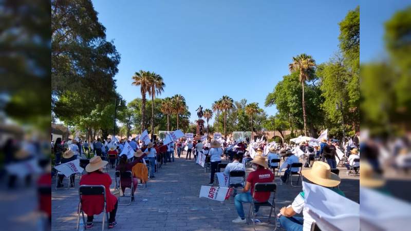 Candidatas a diputadas federales por MORENA arrancan campaña en Morelia