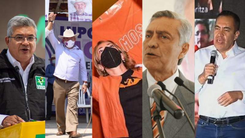 Arrancan campañas electorales 5 de los candidatos al Gobierno de Michoacán. 