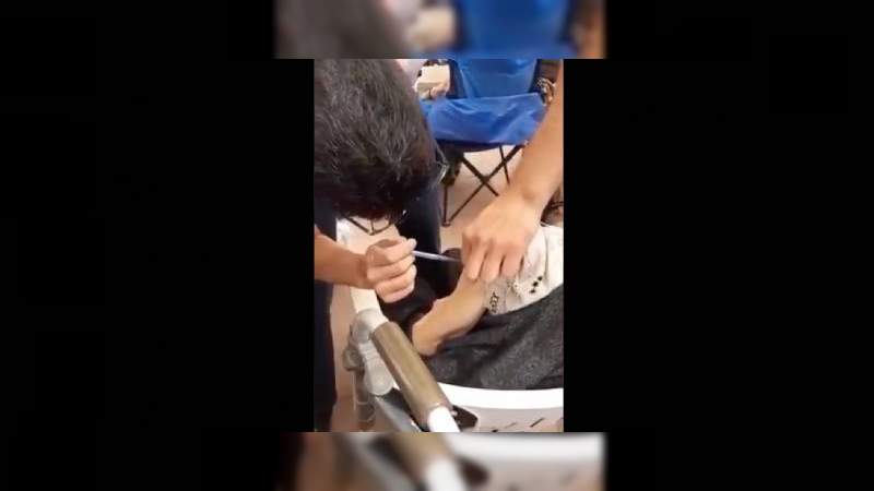 Mujer de 95 años es inyectada con una jeringa vacía en Sonora 