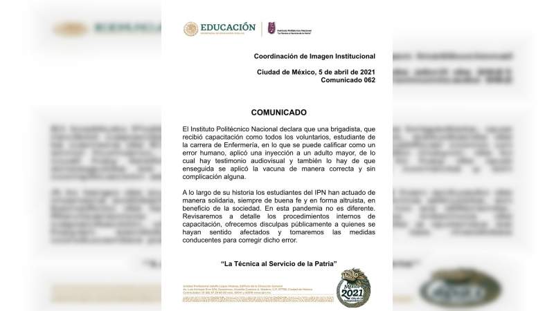 Todos nuestros estudiantes recibieron capacitación: Politécnico Nacional 