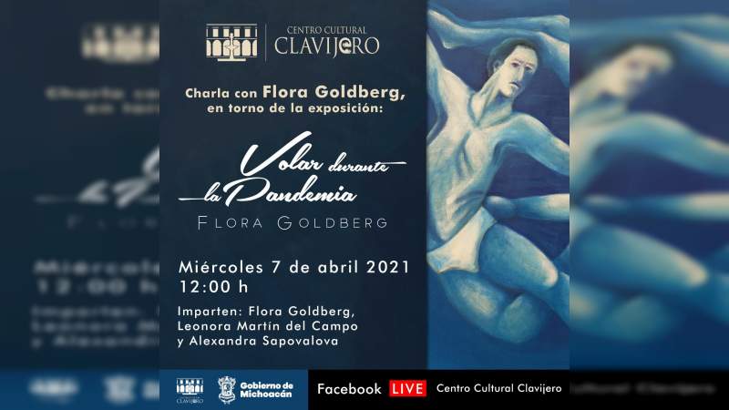 Invitan a charla con la artista Flora Goldberg  