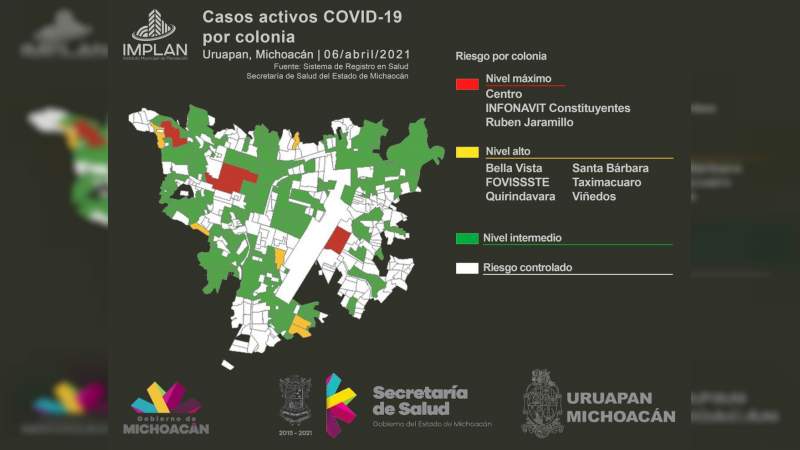 Tres nuevas defunciones por Covid-19 en Uruapan,  443 en 12 meses 