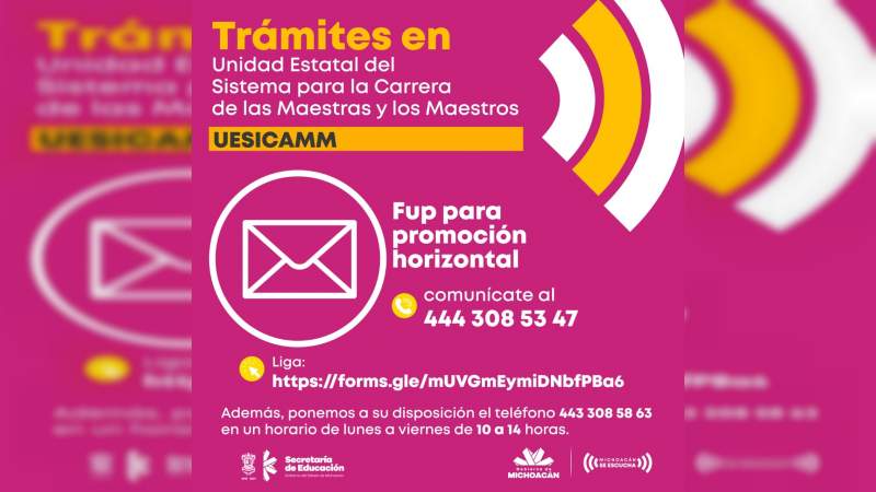 Asegura SEE atención y acompañamiento a participantes en el Proceso de Promoción Horizontal 