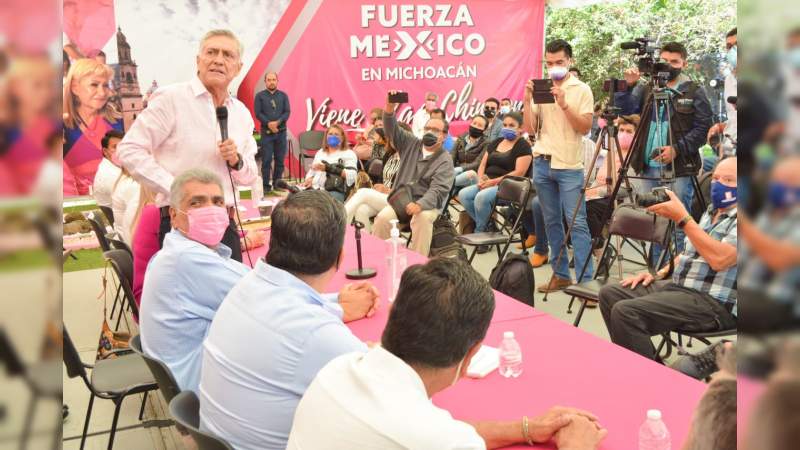 Michoacán verá la transformación: Cristóbal Arias 