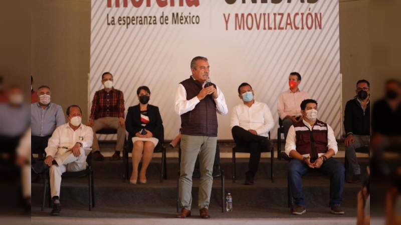Reafirma Raúl Morón, que en defensa de la 4T no hay plan B 