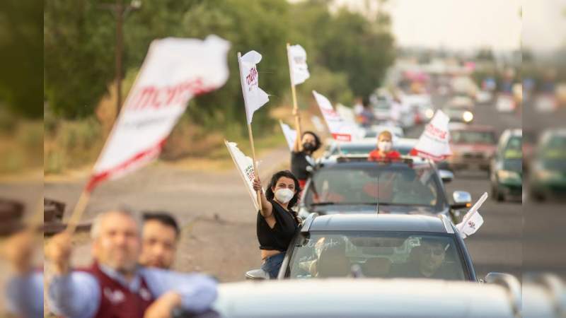 Oriente de Michoacán respalda restitución de candidatura a Raúl Morón 