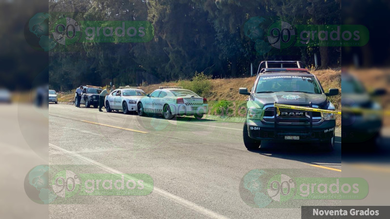 Se registra aparatoso accidente en la Morelia-Uruapan, hay tres muertos 