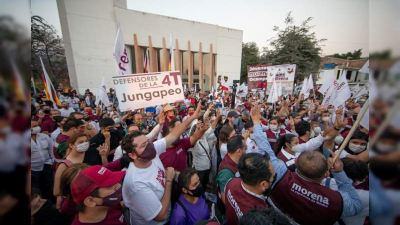 Zitácuaro arropa a Raúl Morón en Caravana en Defensa de la Esperanza 
