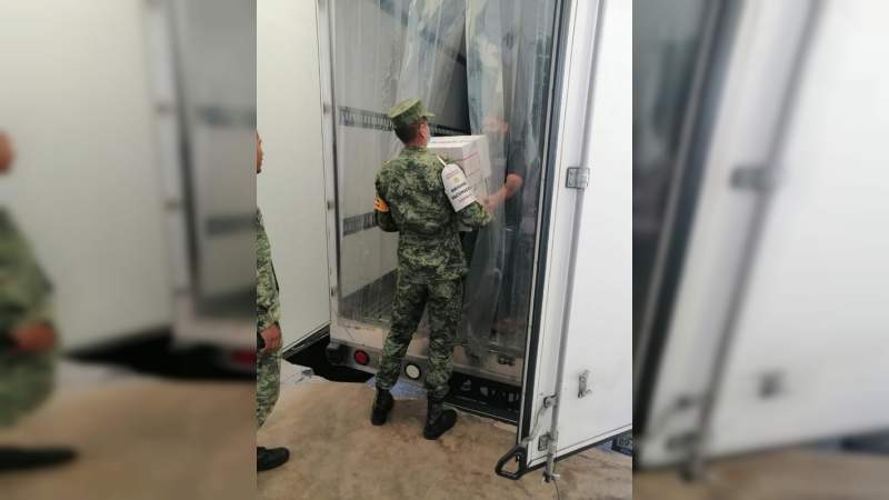Activa SEDENA la distribución de 156, 590 dosis de vacunas contra Covid-19