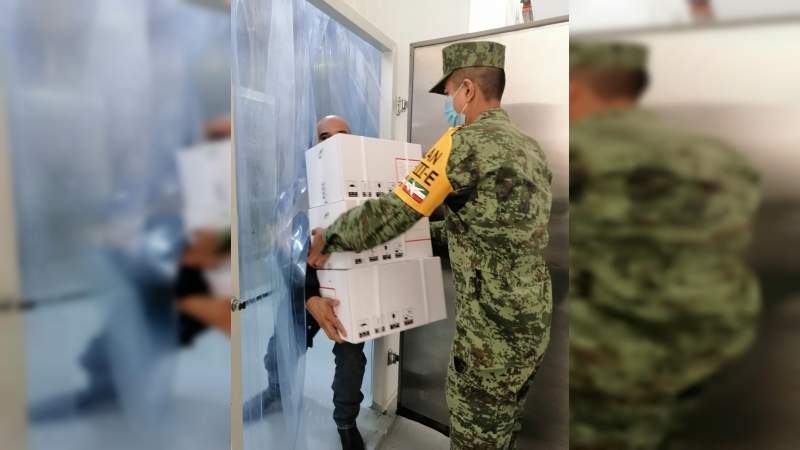Activa SEDENA la distribución de 156, 590 dosis de vacunas contra Covid-19