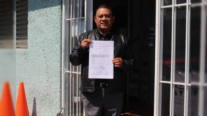 Presenta Fermín Bernabé juicio de protección a sus derechos  Político-electorales en el TEEM
